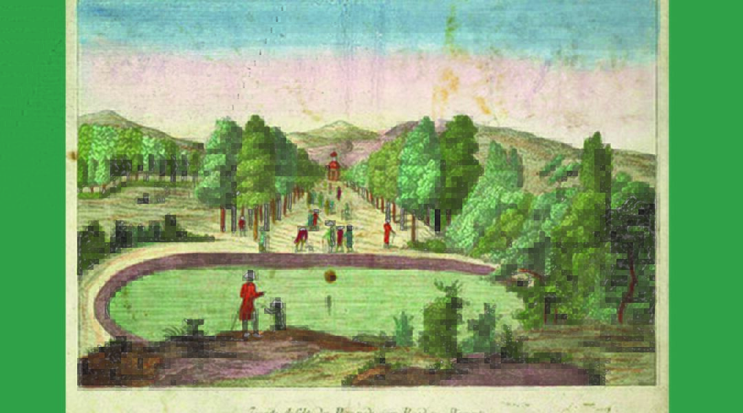 Cover von Ralf Theniors "Die Schönheit Pyrmont". Coverabbildung bereitgestellt vom Museum im Schloss Bad Pyrmont