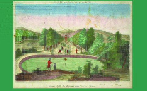 Cover von Ralf Theniors "Die Schönheit Pyrmont". Coverabbildung bereitgestellt vom Museum im Schloss Bad Pyrmont